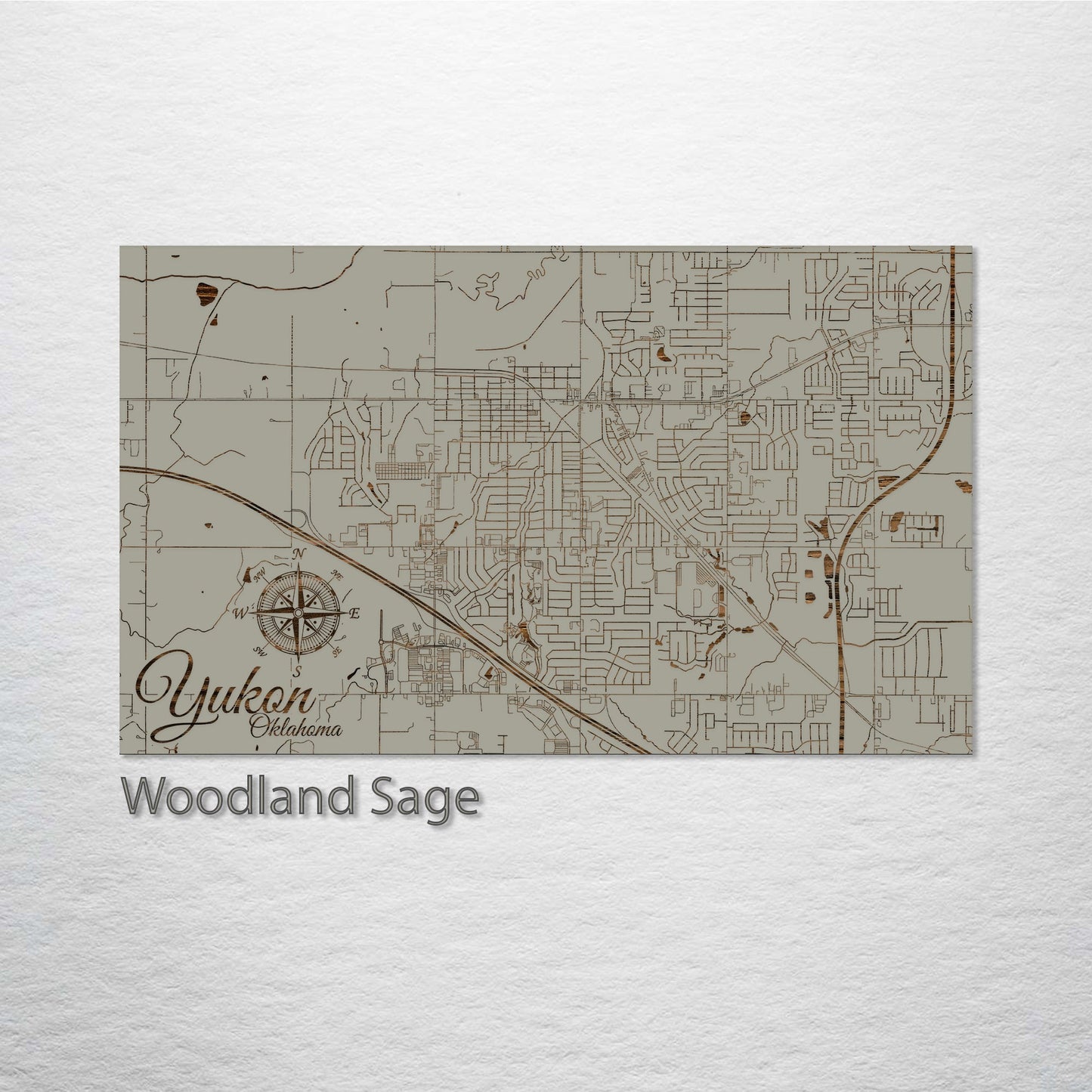 Yukon, Oklahoma Street Map