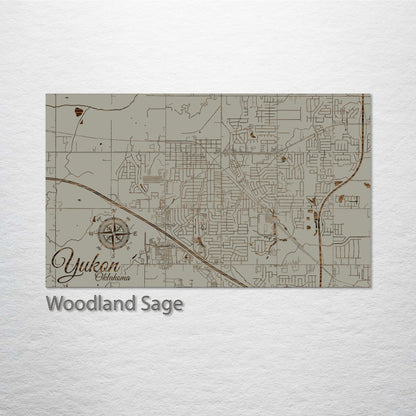 Yukon, Oklahoma Street Map