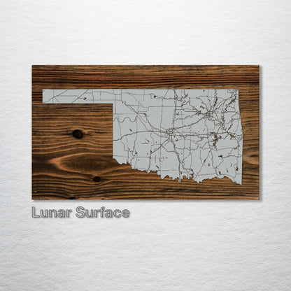 Oklahoma Isolated Map