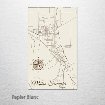 Milton-Freewater, Oregon Street Map