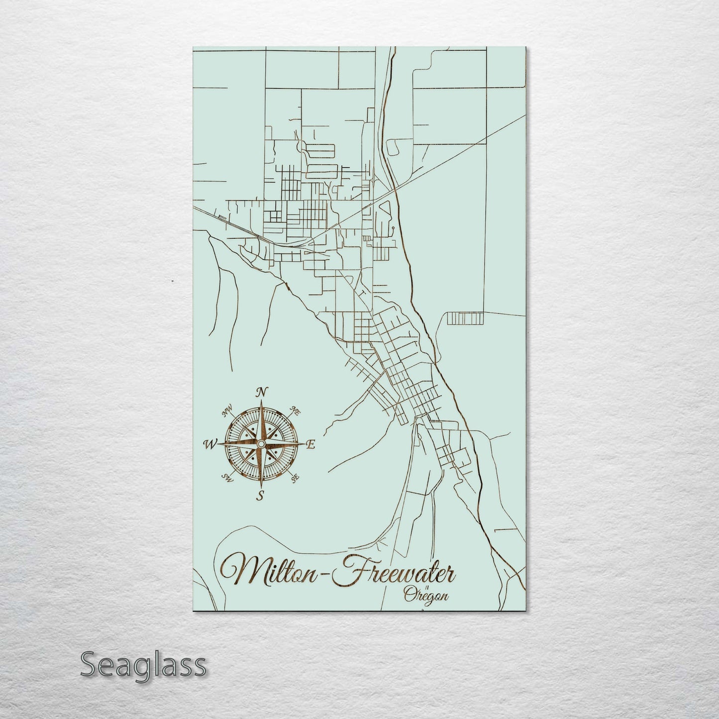 Milton-Freewater, Oregon Street Map