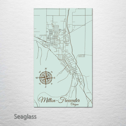 Milton-Freewater, Oregon Street Map