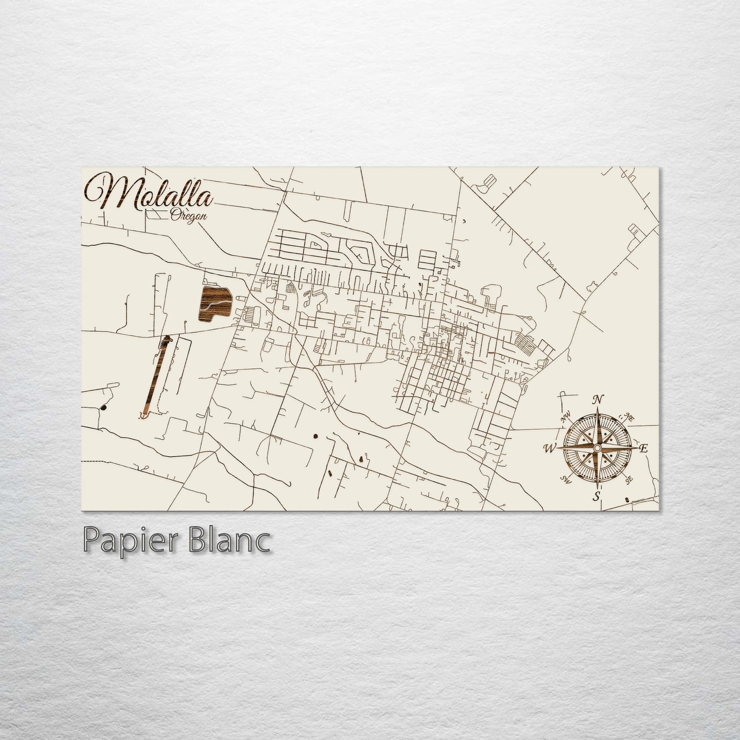 Molalla, Oregon Street Map