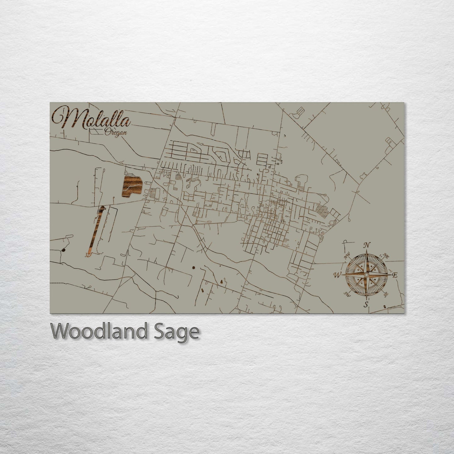 Molalla, Oregon Street Map