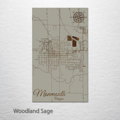 Monmouth, Oregon Street Map