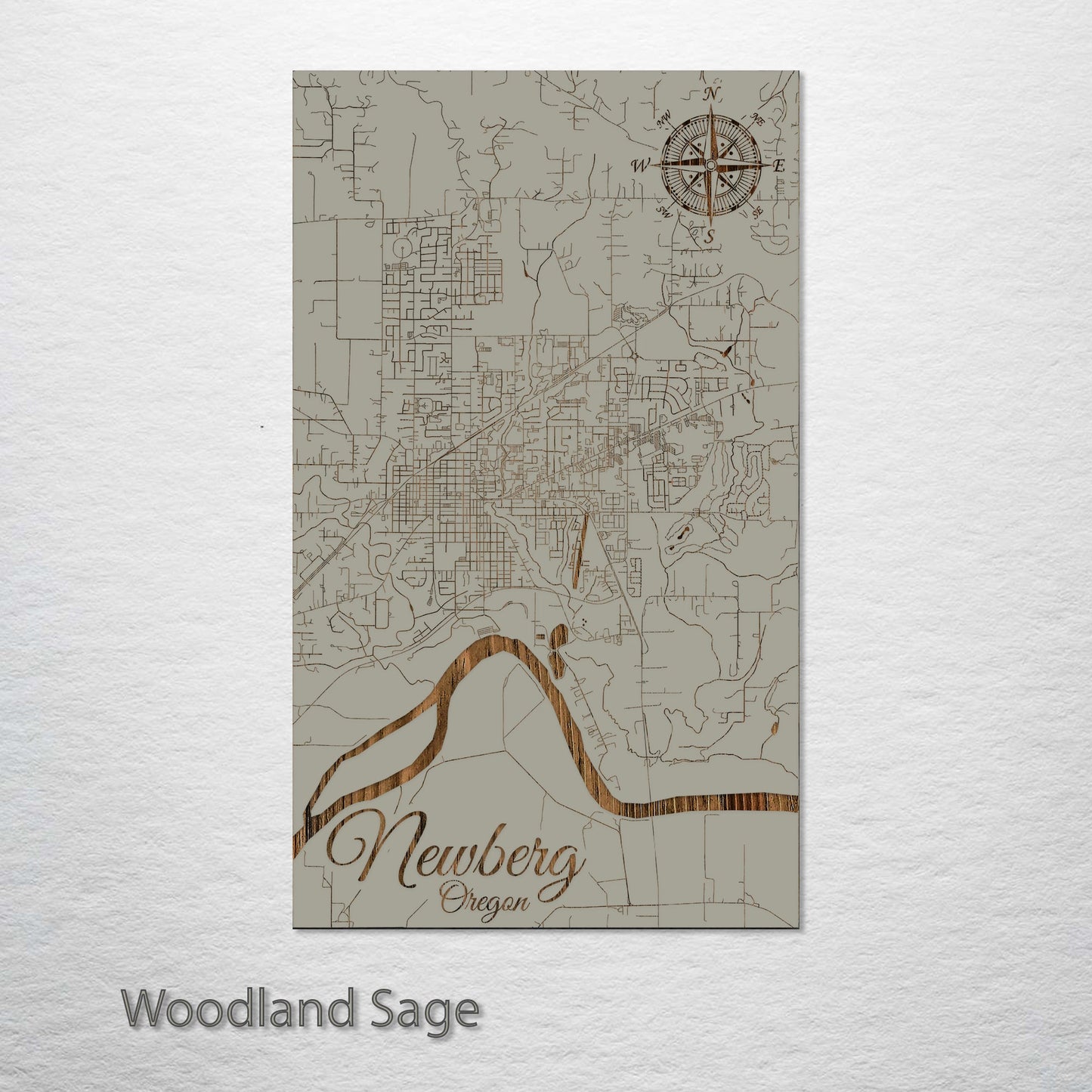 Newberg, Oregon Street Map