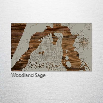 North Bend, Oregon Street Map