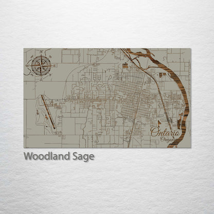 Ontario, Oregon Street Map