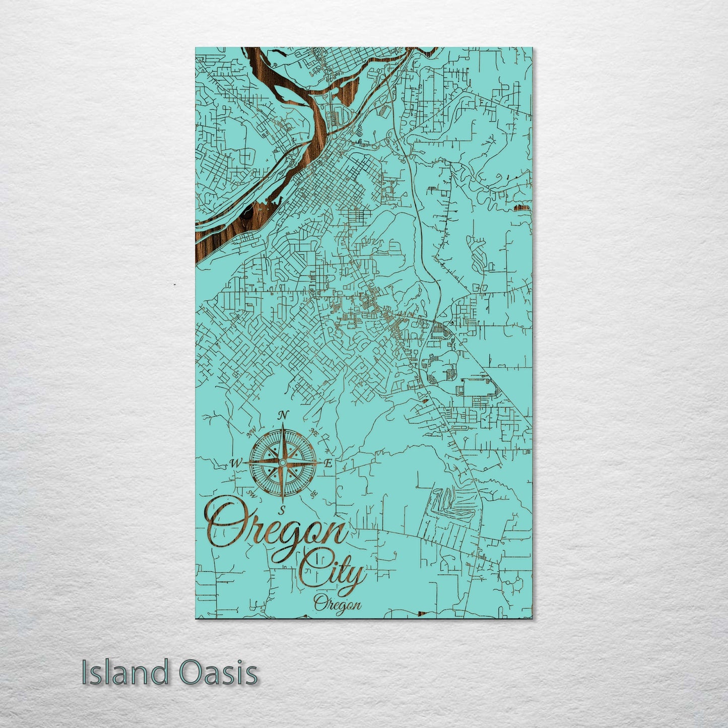 Oregon City, Oregon Street Map