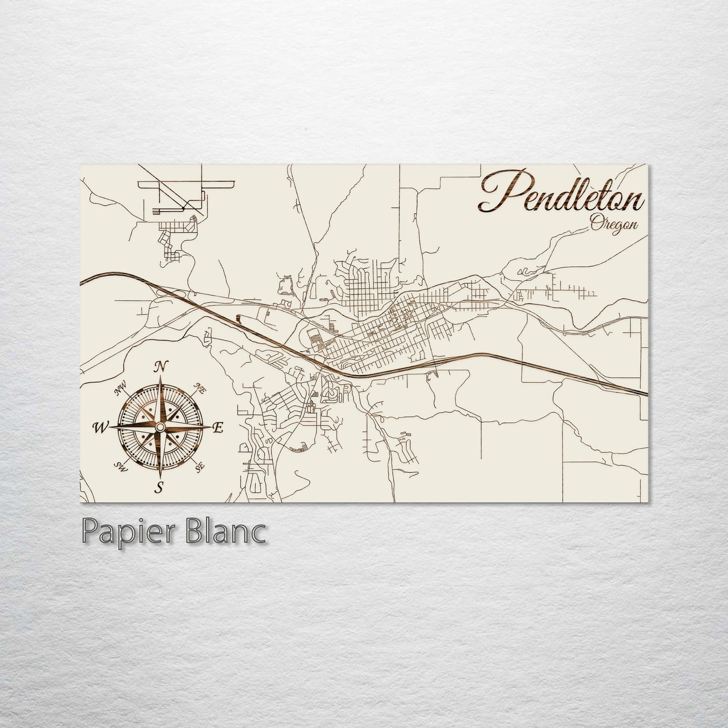 Pendleton, Oregon Street Map
