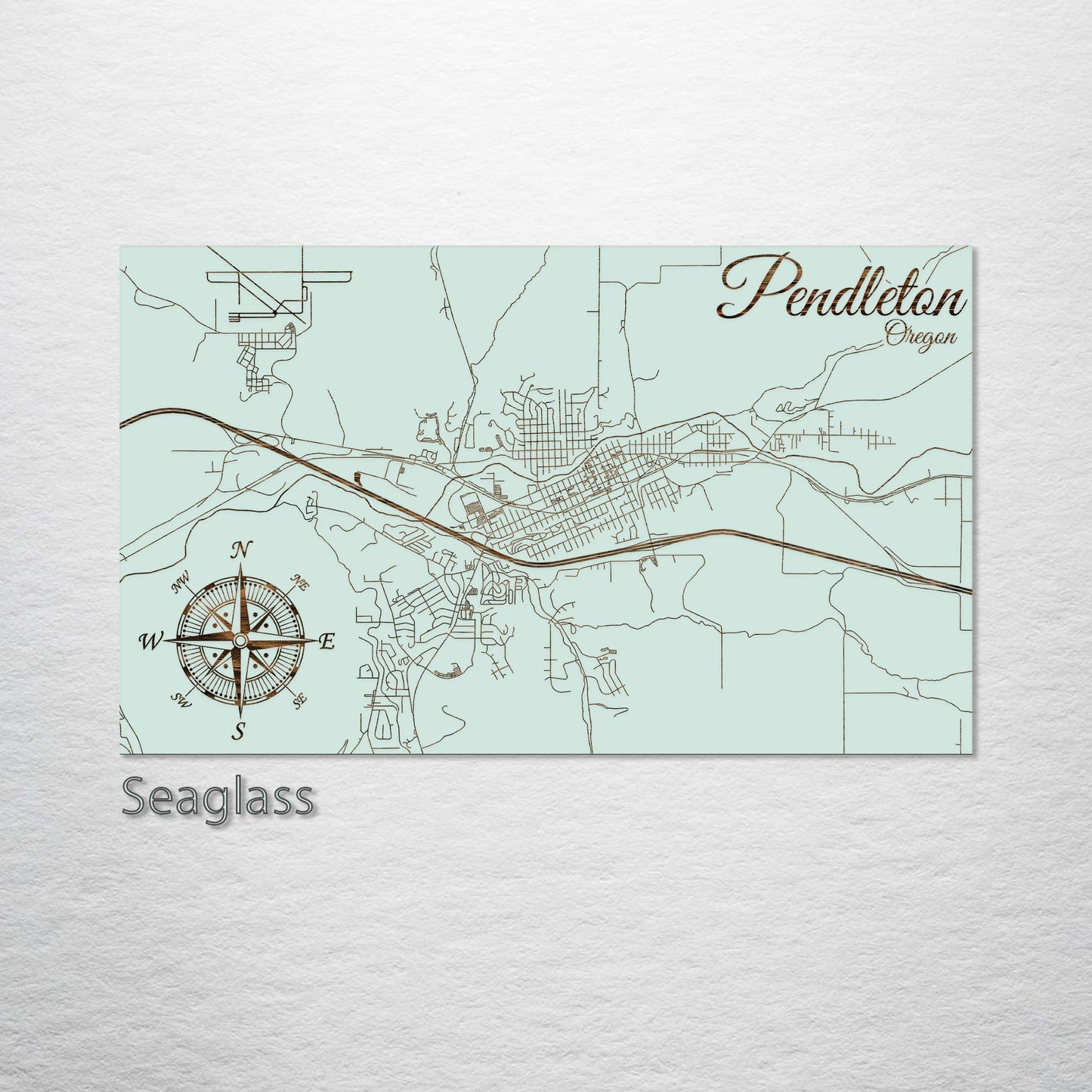 Pendleton, Oregon Street Map