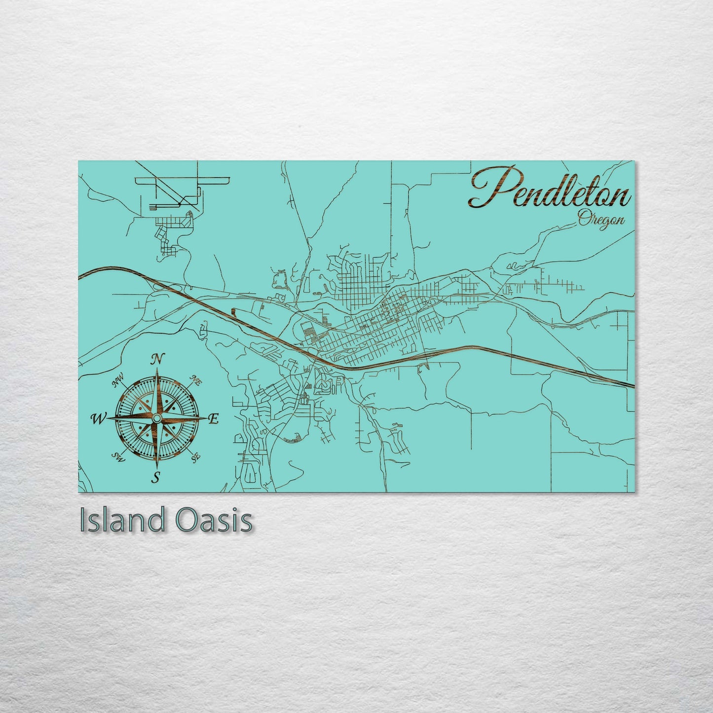 Pendleton, Oregon Street Map