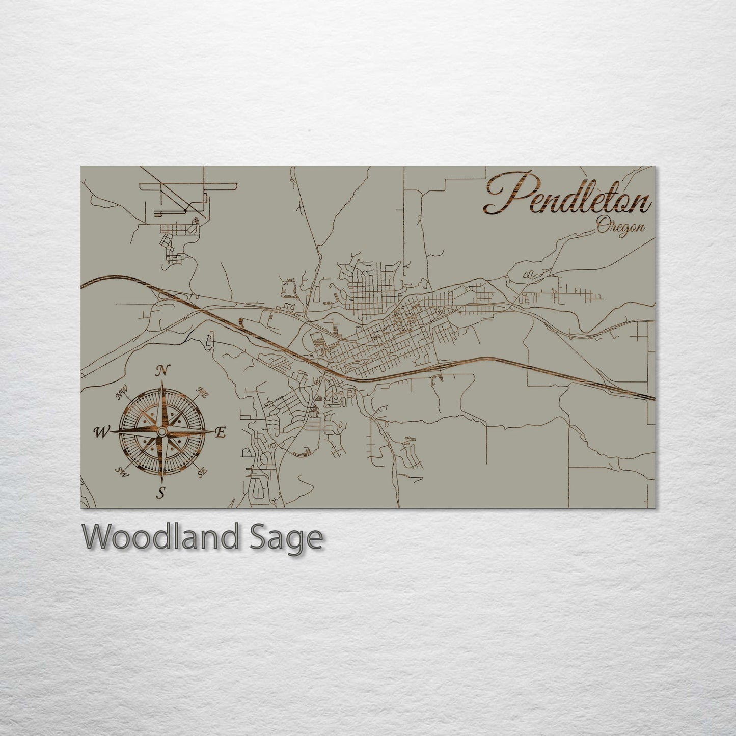 Pendleton, Oregon Street Map