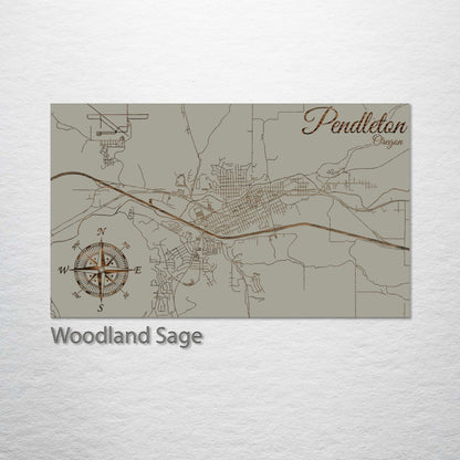 Pendleton, Oregon Street Map