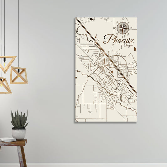 Phoenix, Oregon Street Map