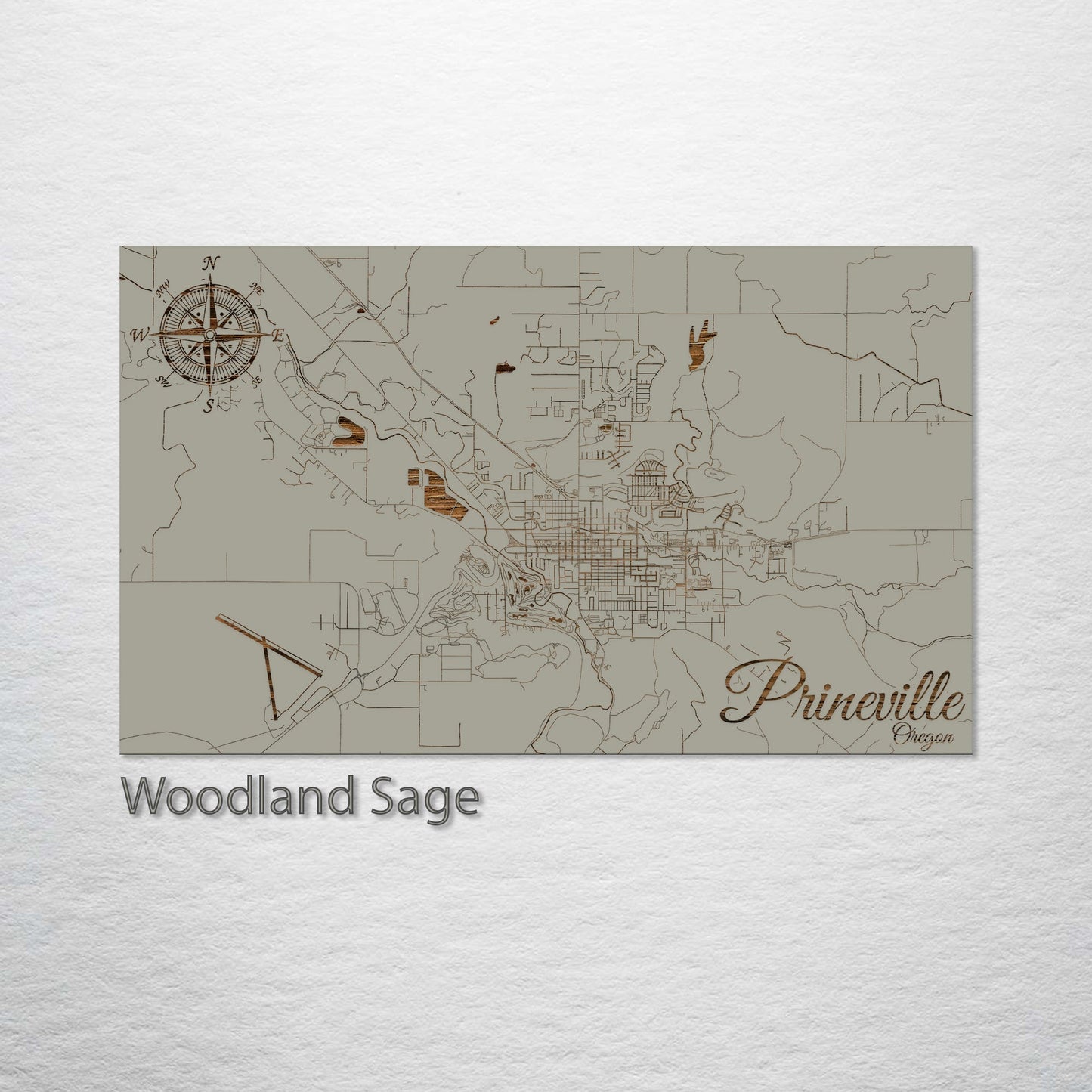 Prineville, Oregon Street Map