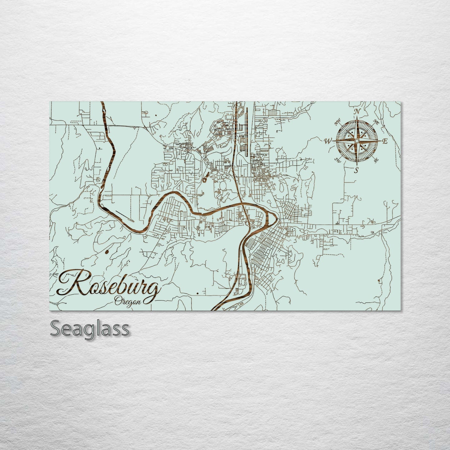 Roseburg, Oregon Street Map