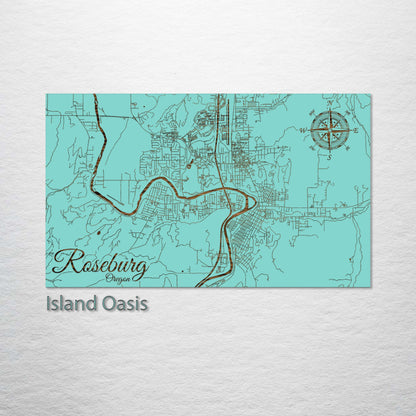 Roseburg, Oregon Street Map
