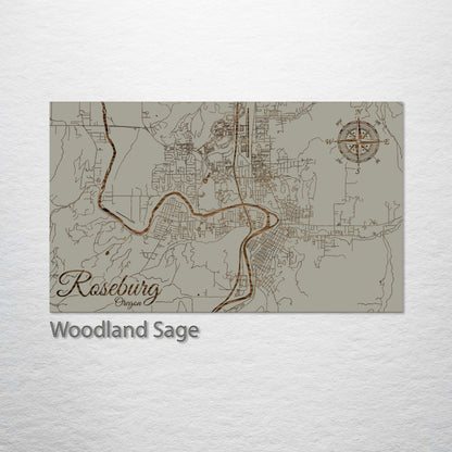 Roseburg, Oregon Street Map