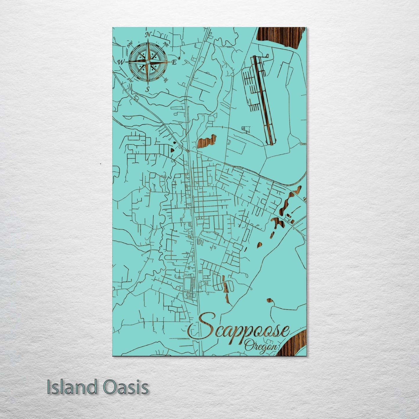 Scappoose, Oregon Street Map