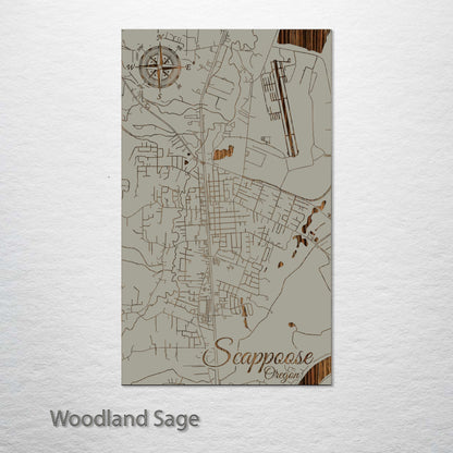 Scappoose, Oregon Street Map