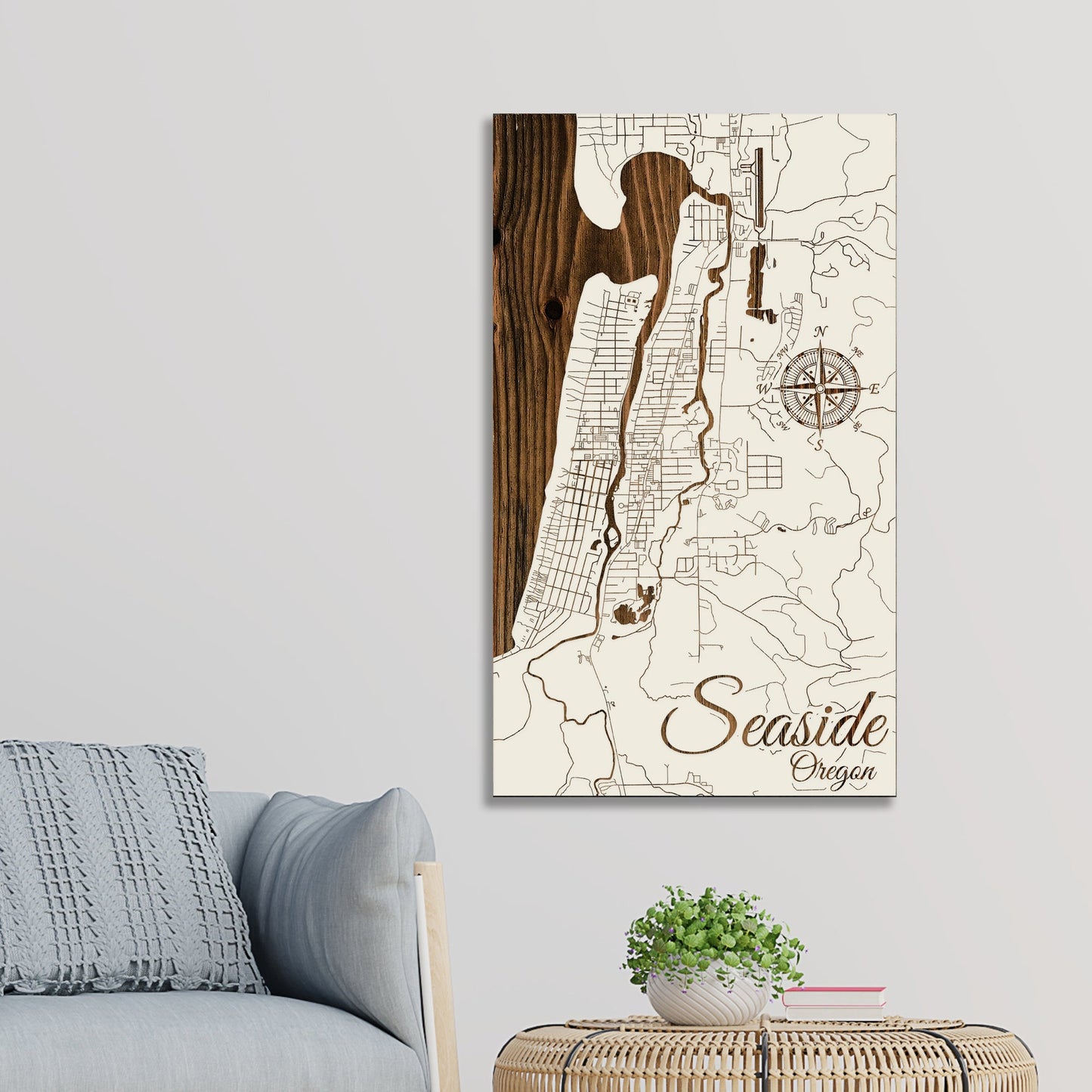 Seaside, Oregon Street Map