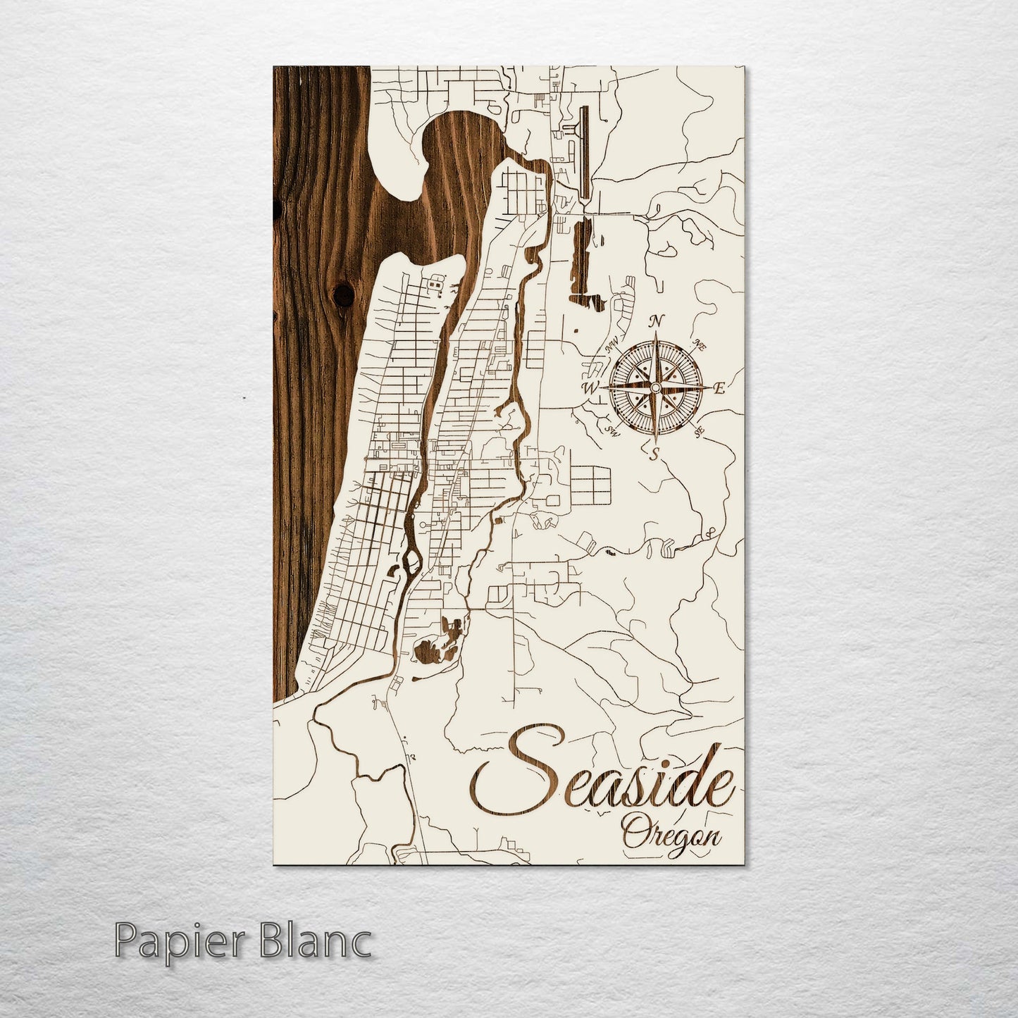 Seaside, Oregon Street Map