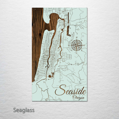 Seaside, Oregon Street Map