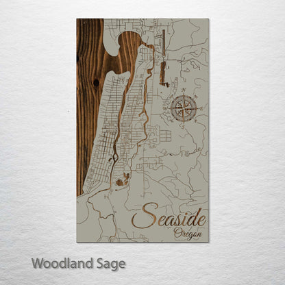 Seaside, Oregon Street Map