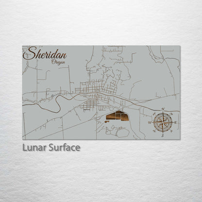 Sheridan, Oregon Street Map