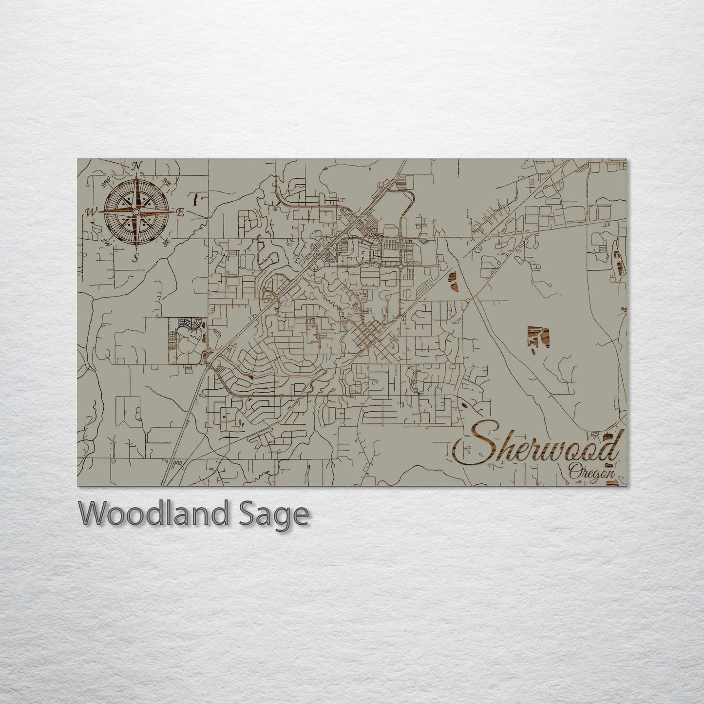 Sherwood, Oregon Street Map