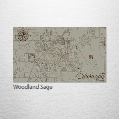 Sherwood, Oregon Street Map