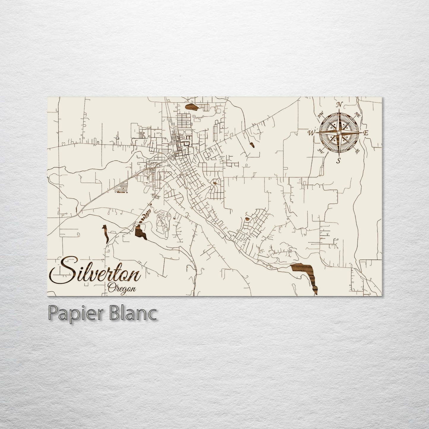 Silverton, Oregon Street Map