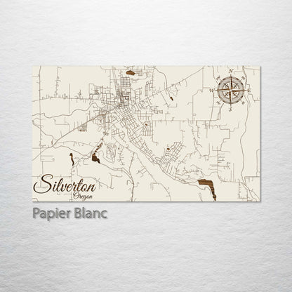 Silverton, Oregon Street Map