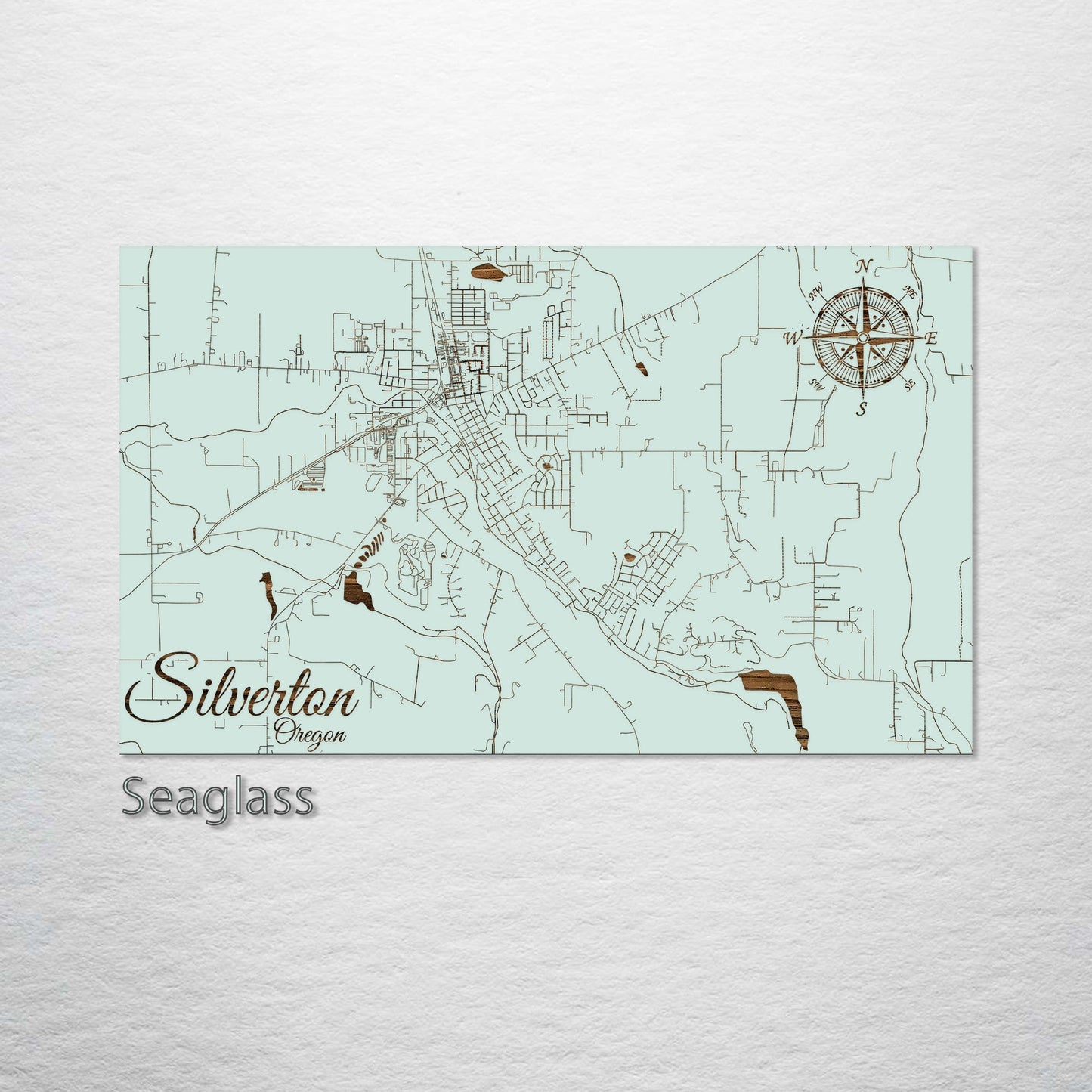 Silverton, Oregon Street Map