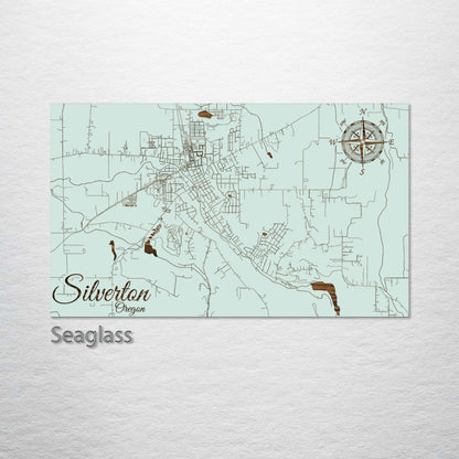 Silverton, Oregon Street Map