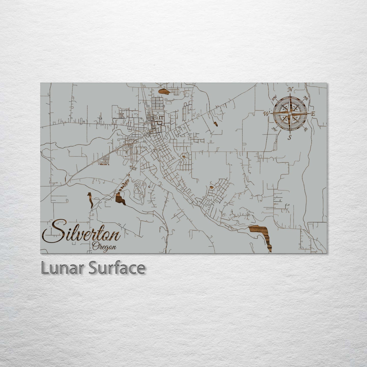 Silverton, Oregon Street Map