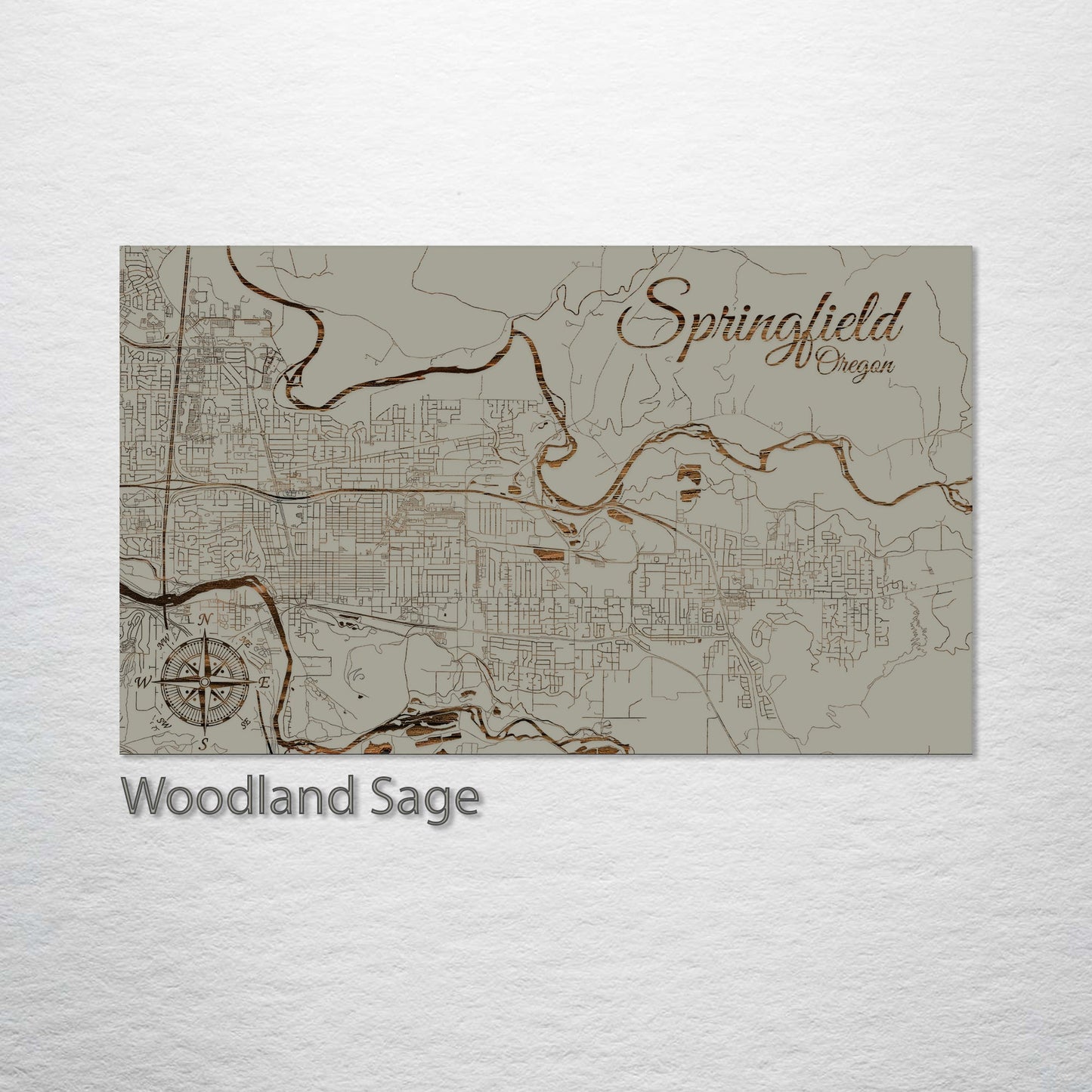 Springfield, Oregon Street Map