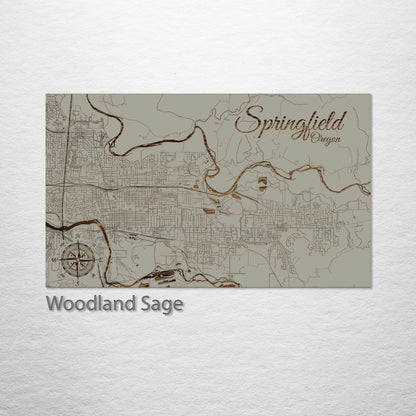 Springfield, Oregon Street Map