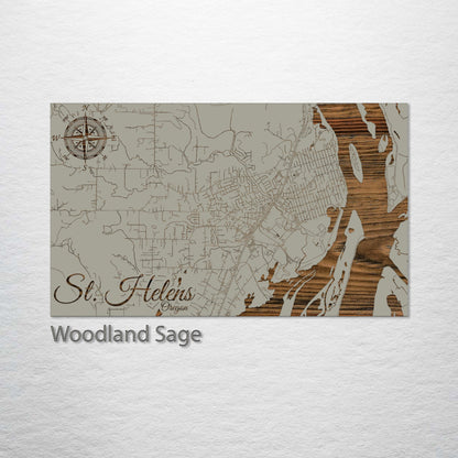 St. Helens, Oregon Street Map