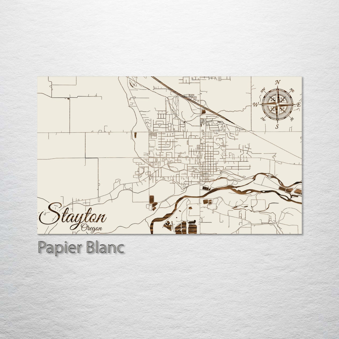 Stayton, Oregon Street Map