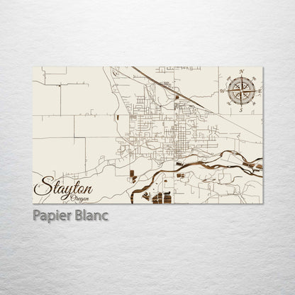 Stayton, Oregon Street Map