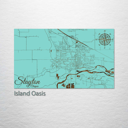 Stayton, Oregon Street Map