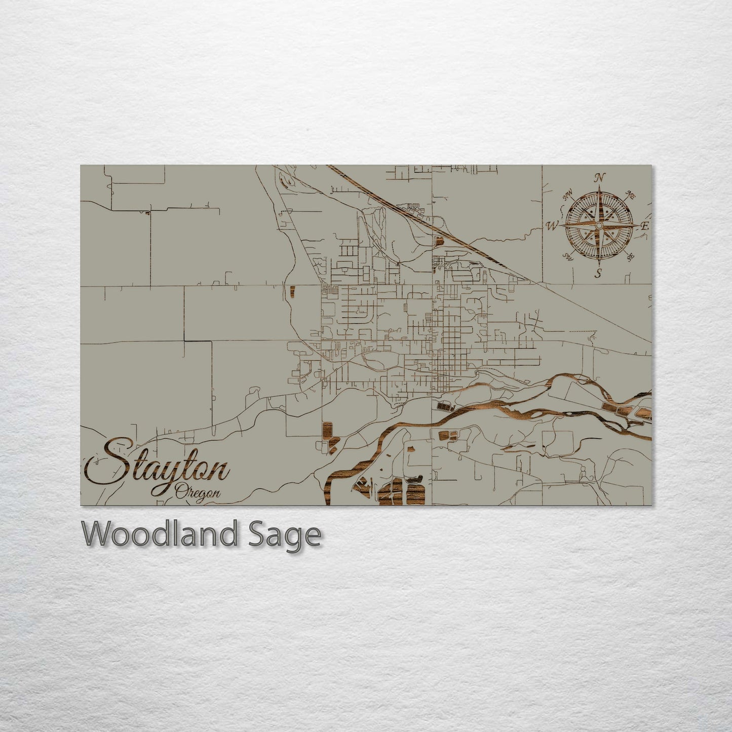 Stayton, Oregon Street Map