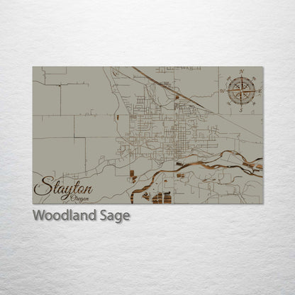 Stayton, Oregon Street Map