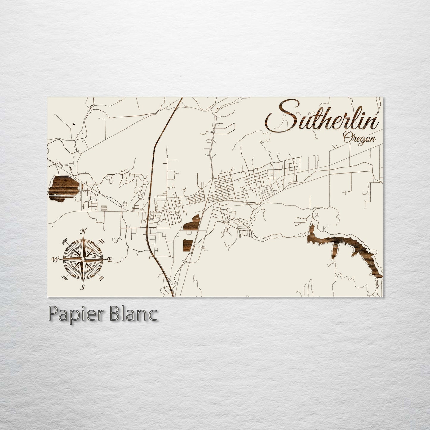 Sutherlin, Oregon Street Map