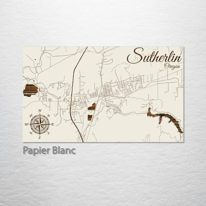 Sutherlin, Oregon Street Map