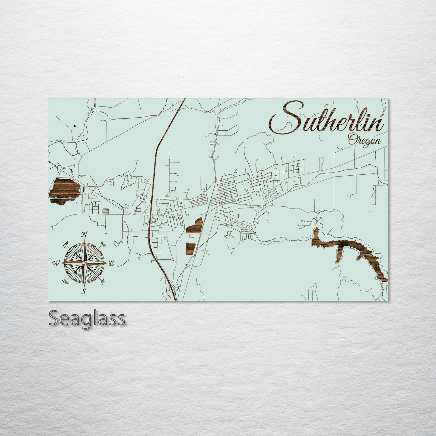 Sutherlin, Oregon Street Map