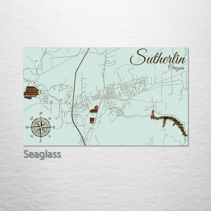 Sutherlin, Oregon Street Map