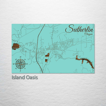 Sutherlin, Oregon Street Map